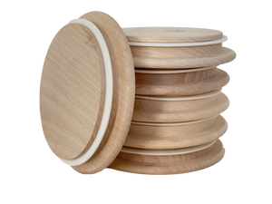 Beech Wood Lids for Weck Jars (Large 100mm)