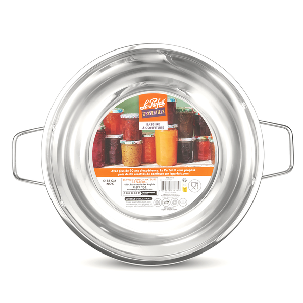 Stainless Steel Jam Pan – 38 cm