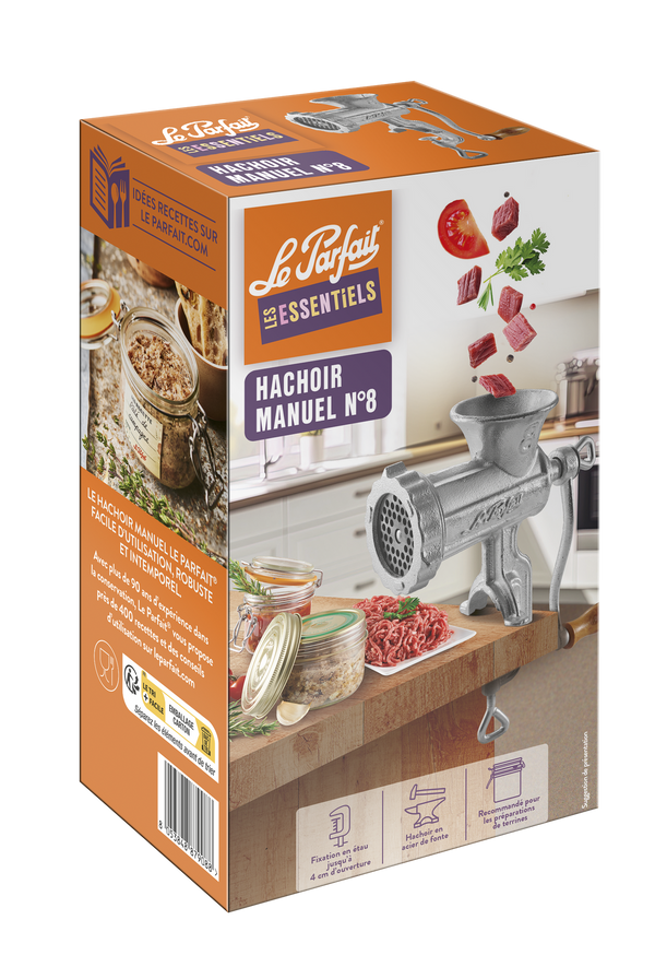 Manual Meat Grinder No. 8 – Cast Steel