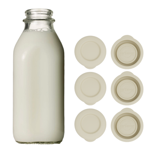 JarSaver® Silicone Replacement Caps | 48mm Diameter Bottle Lids