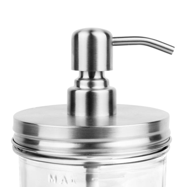 Stainless Steel Soap Dispenser with Familia Wiss Jar
