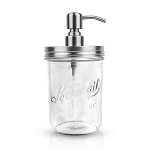 Stainless Steel Soap Dispenser with Familia Wiss Jar