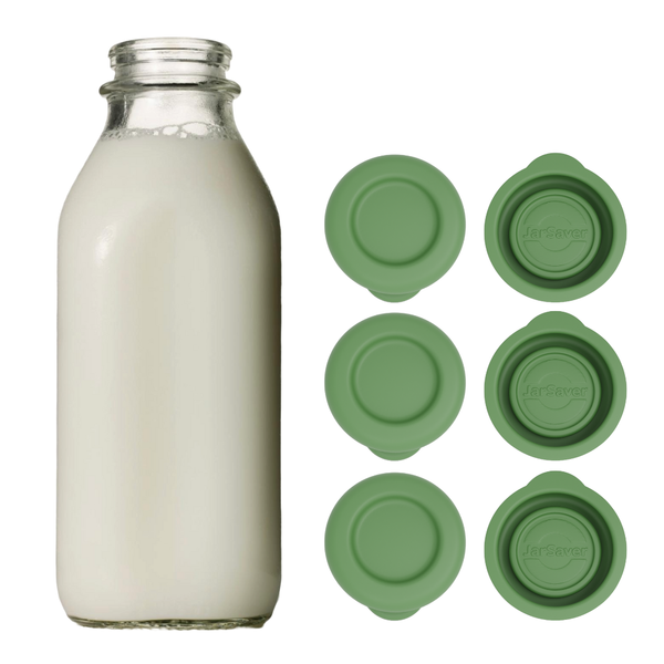 JarSaver® Silicone Replacement Caps | 48mm Diameter Bottle Lids
