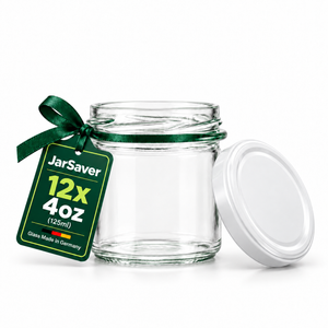 JarSaver 4oz // 125ml Mason Jars with TO66 Lids – Made in Germany