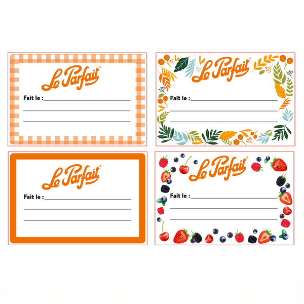 Roll of 100 Adhesive Labels | Perfect for Jars, Bottles & Pantry Storage