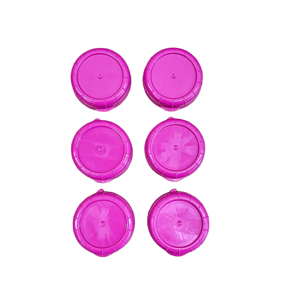 6 Pack Glass Bottle Replacement Caps with Tampered Evident Seal, 48mm Diameter Bottle Lids - Hastingsville