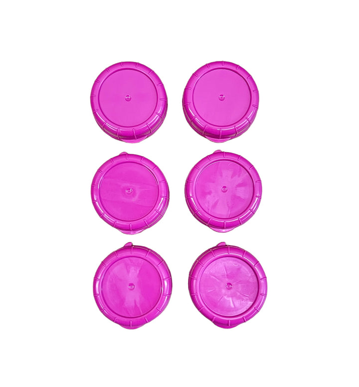 6 Pack Glass Bottle Replacement Caps with Tampered Evident Seal, 48mm Diameter Bottle Lids - Hastingsville