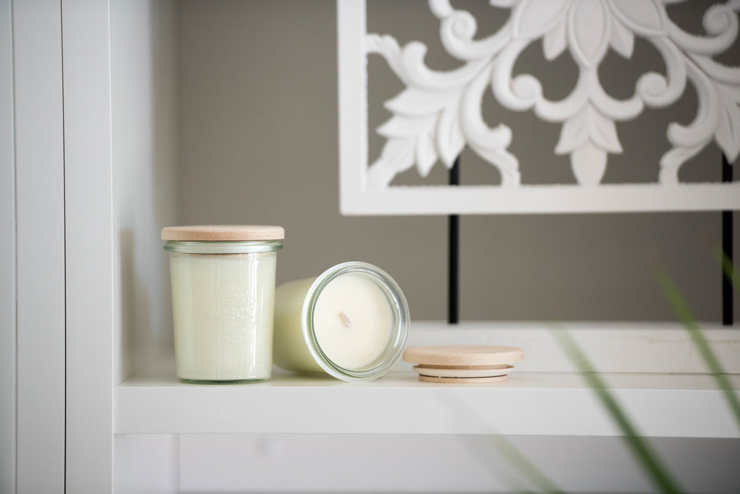 Weck Jar // Soy Candle - Tobacco Leaves - Hastingsville