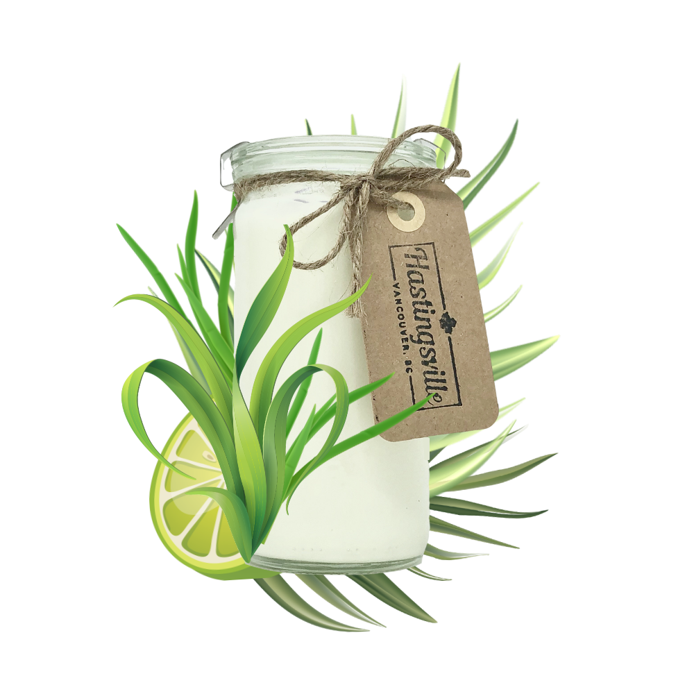 Weck Jar // Soy Candle - Bergamot & Lemongrass - Hastingsville